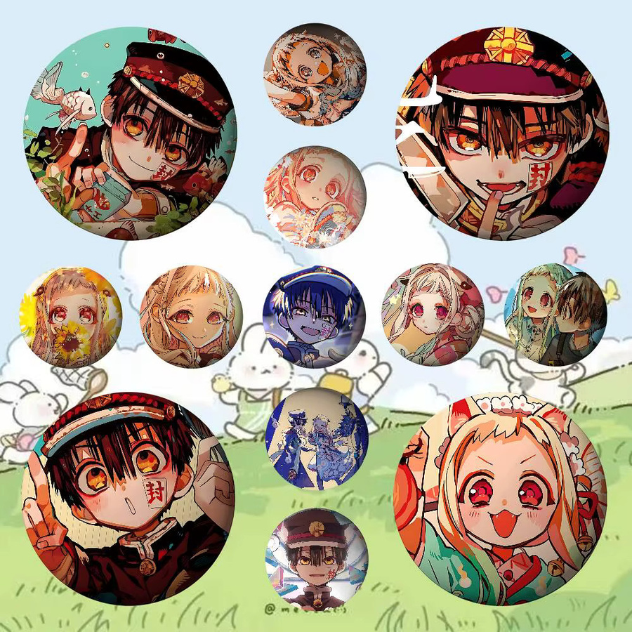 Anstecknadel Hanako-kun Cartoon, Metall, Bunt - Bild 6