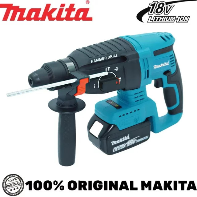 Makita DHR242 18V Akku-Bohrhammer LXT mit bürstenlosem Motor, 2J Schlagkraft und 3 Modi für professionelle Anwendungen - Bild 1