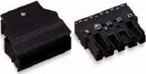WAGO Stecker 0,5-4mmq schwarz 770-315 - Bild 1