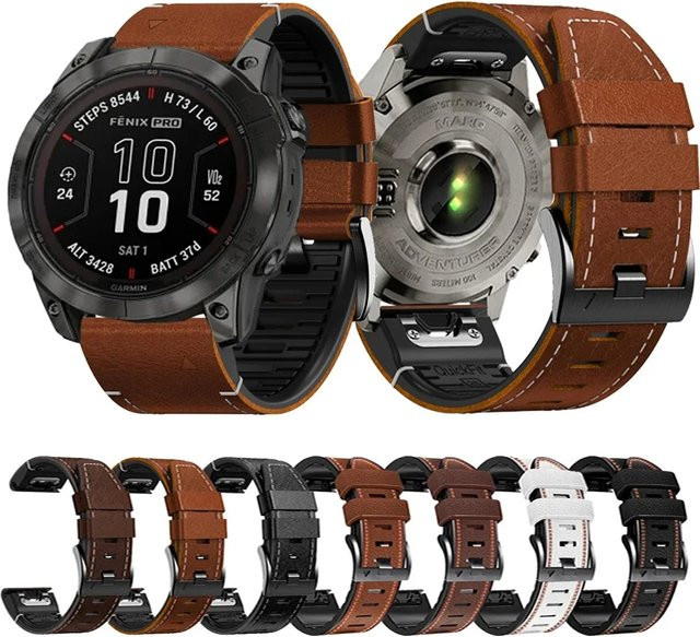 QuickFit Uhrenarmband, Leder, Silikon, Unisex - Bild 1