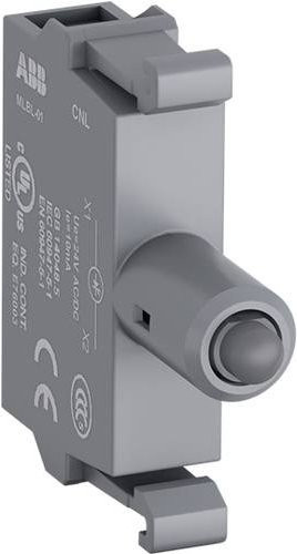 ABB MLBL-06R 1SFA611621R1061 Leuchtelement in Grau aus Kunststoff, 1 Stück - Bild 1