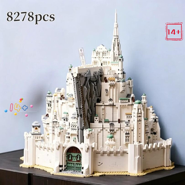 Hot Toys Minas Tirith, Baustein-Set, Architektur, 8.278 Teile, ab 14 Jahren - Bild 1