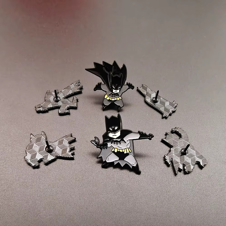 Warner Bros. Superhelden-Fledermaus-Emaille-Pin-Set, 6-teilig, Unisex - Bild 2
