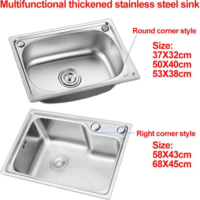 LISM Einzelschlitz-Waschbecken aus Edelstahl 304 in Silber mit Wandhalterung - Bild 1