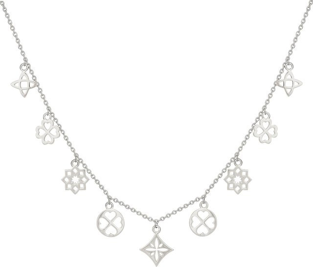 Kleckow Collier 925 Silber, rhodiniert, Unisex - Bild 1
