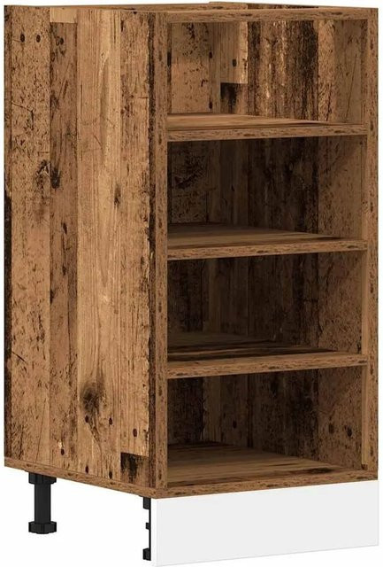 vidaXL Unterschrank Riga in Altholz-Optik, Braun, B: 40 cm, T: 44,5 cm, H: 81,5 cm - Bild 1