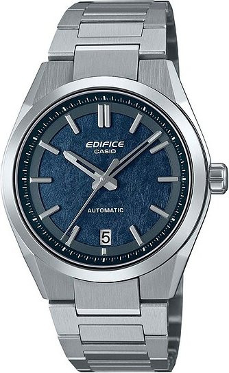 Casio Armbanduhr Bluetooth, Analoguhr, Edelstahl, Blau, Herren - Bild 1
