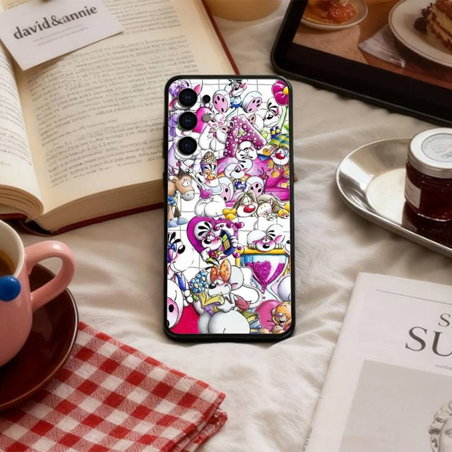 LIEVEVOLL D-Diddl Handyhülle für Samsung Galaxy S25 S24 S23 S22 S21 S20 S10 S9 Ultra Plus Lite FE in Schwarz - Bild 1