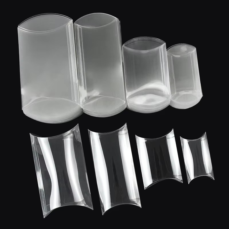 10er Set transparente Kissenform Geschenkboxen aus PVC für Süßigkeiten und Snacks zur Dekoration von Hochzeiten, Geburtstagen oder Partys - Bild 2