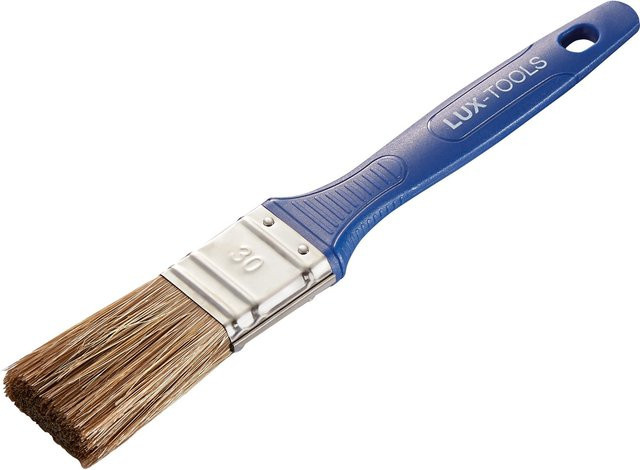 LUX-TOOLS Flachpinsel Lasur 30 mm Stärke 6 in Blau - Bild 1