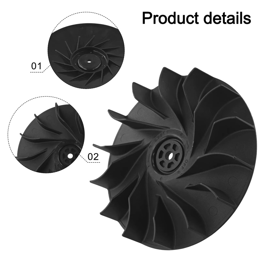 VIBRATITE Gartengebläse in Schwarz mit verbesserter Zerkleinerungseffizienz - Bild 2