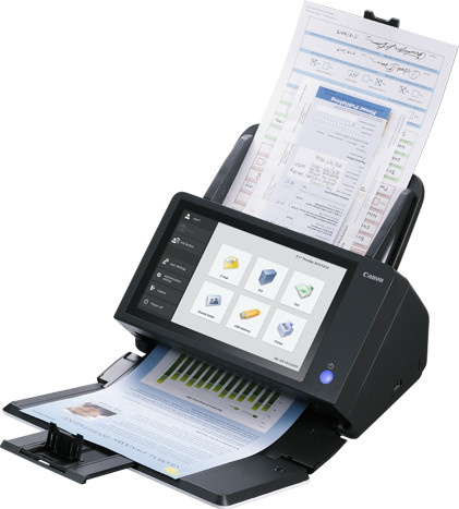 Canon imageFORMULA ScanFront 400 Dokumentenscanner mit Duplex-Funktion, 600 dpi, bis zu 45 Seiten pro Minute und automatischem Dokumenteneinzug für 60 Blätter - Bild 1