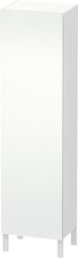 Duravit L-Cube Hochschrank weiß matt mit Glastüren, B/T/H: 50 x 36,3 x 176 cm - Bild 1