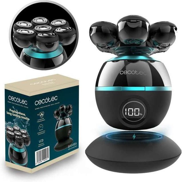 Cecotec Bamba PrecisionCare Skull Shaver Haarschneider, Schwarz, Unisex - Bild 1
