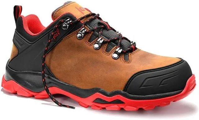 Elten Sicherheitshalbschuh Jo Powerful Brown Low S3S aus Nubukleder in Größe 38 - Bild 1