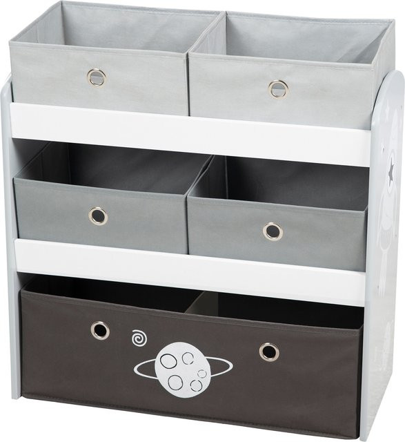 Roba Spielregal Rakete für Kinderzimmer in Weiß, B/T/H: 60,0 x 30,0 x 30,0 cm - Bild 1