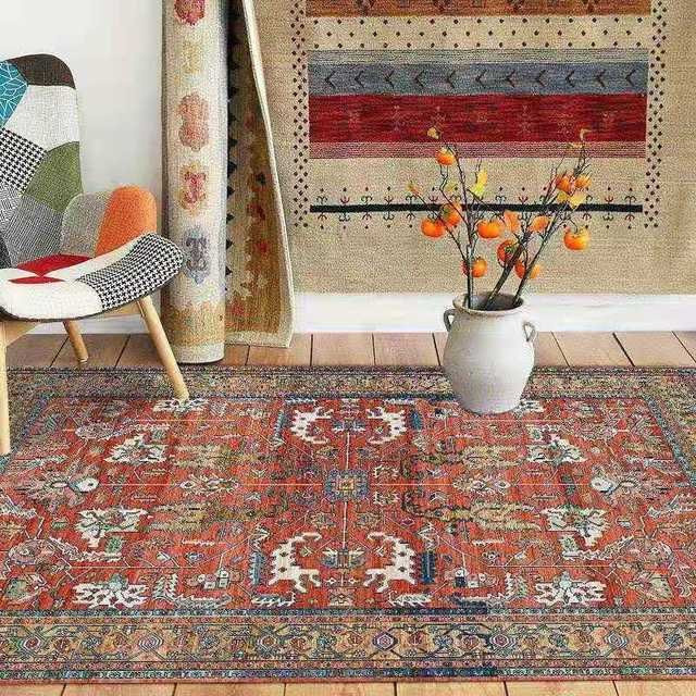 Böhmischer Teppich von Yiran Furniture im ethnischen Retro-Stil, waschbar, Multicolour, B/T: 50 x 160 cm - Bild 1