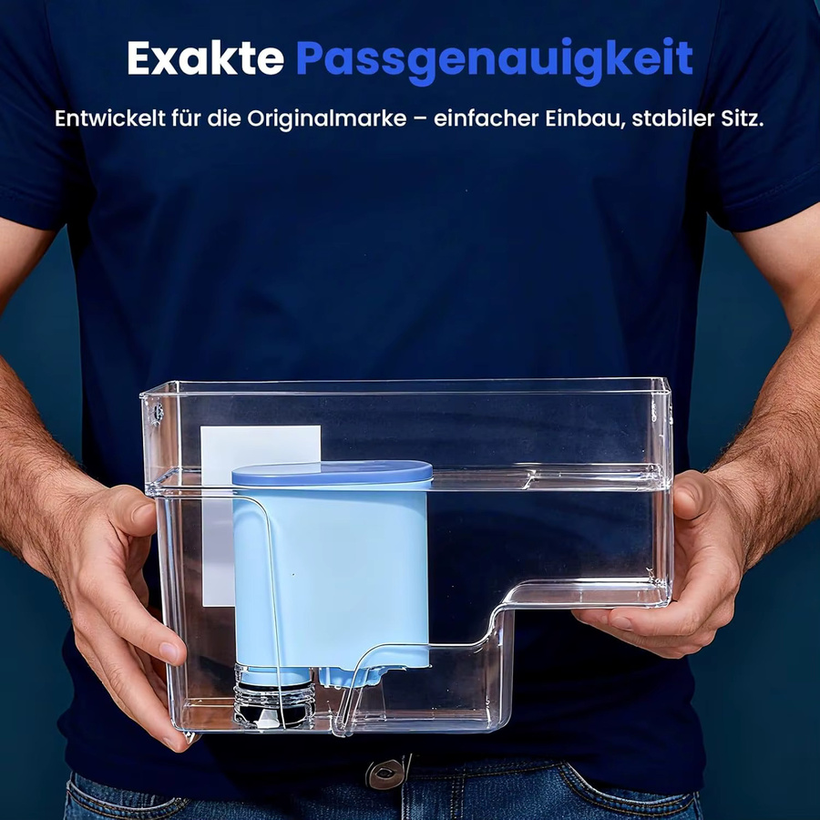 Philips AquaClean CA6903/10 CA6903/22 Wasserfilter-Kartusche in Blau, kompatibel mit Saeco Philips LatteGo Kaffeemaschinen - Bild 2