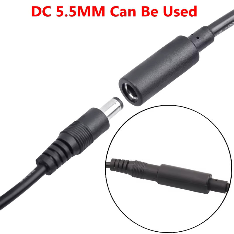 TANGSPOWER 5er Set DC 5,5mm auf 3-Pin GX16 Kabeladapter in Schwarz für Elektrofahrrad und Roller Ladegeräte - Bild 3
