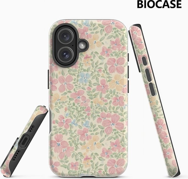 Ditsy Garden Magnetische Handyhülle für iPhone 17 16 15 14 13 Pro Max Plus in Multicolour – Robuste Einzel- und Doppelschicht-Schutzhülle - Bild 1