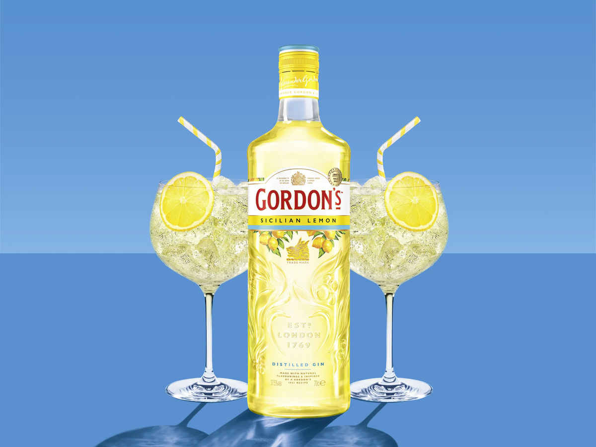 Gordon's Sicilian Lemon Distilled Gin 0,7 l - Bild 2