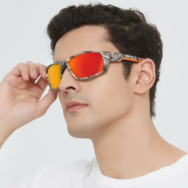 WSZ Sportsonnenbrille, Vollrand, Kunststoff, Multicolor, Unisex - Bild 1
