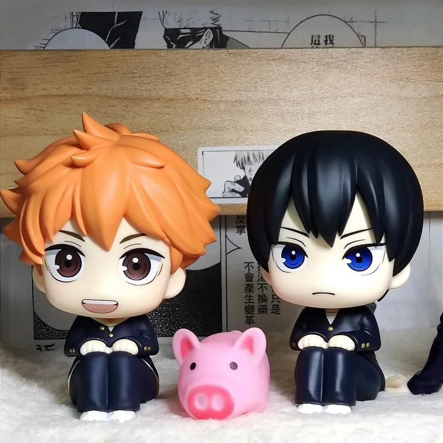 Yiran toy 1 Haikyuu!! Shoyo Hinata & Tobio Kageyama Actionfiguren PVC - Bild 4