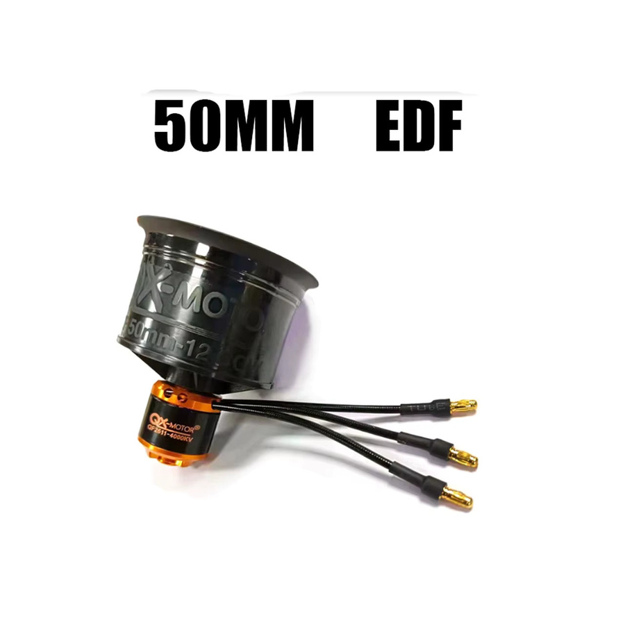 QX-MOTOR EDF-Kanalventilator, 50 mm, 12 Flügel, bürstenloser Motor, Zubehör - Bild 1