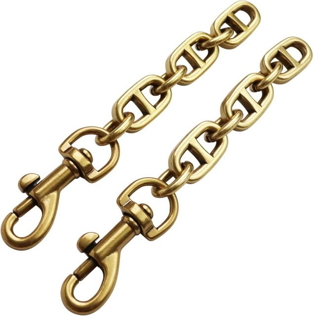 Metallkettenriemen, 2 Stück, Vintage-Gold, Ersatz-Geldbörsen-Verlängerung - Bild 1