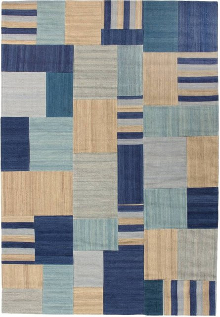 Kayoom Kurzflorteppich Radical 315 Blau Multi B/L: 80 x 150 cm - Bild 1