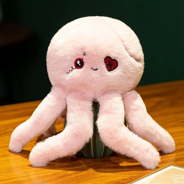 Yiran toy Piraten-Oktopus-Stofftier, Kuscheltier, 30cm - Bild 1