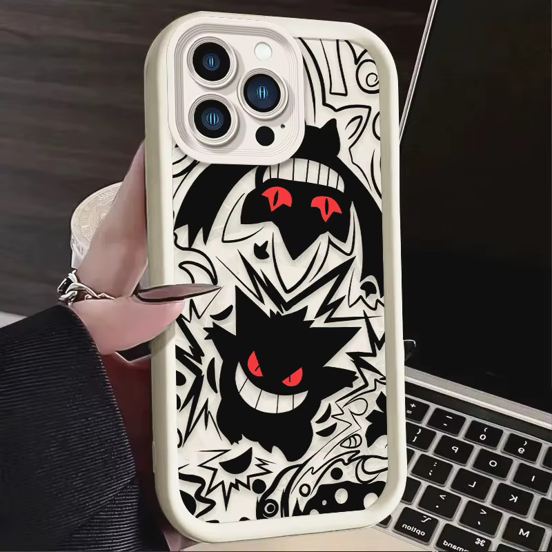 Pokémon Gengar Handyhülle aus weichem Silikon-TPU für Google Pixel 10 9 8 7 Pro XL 4G 5G in Multicolour - Bild 2