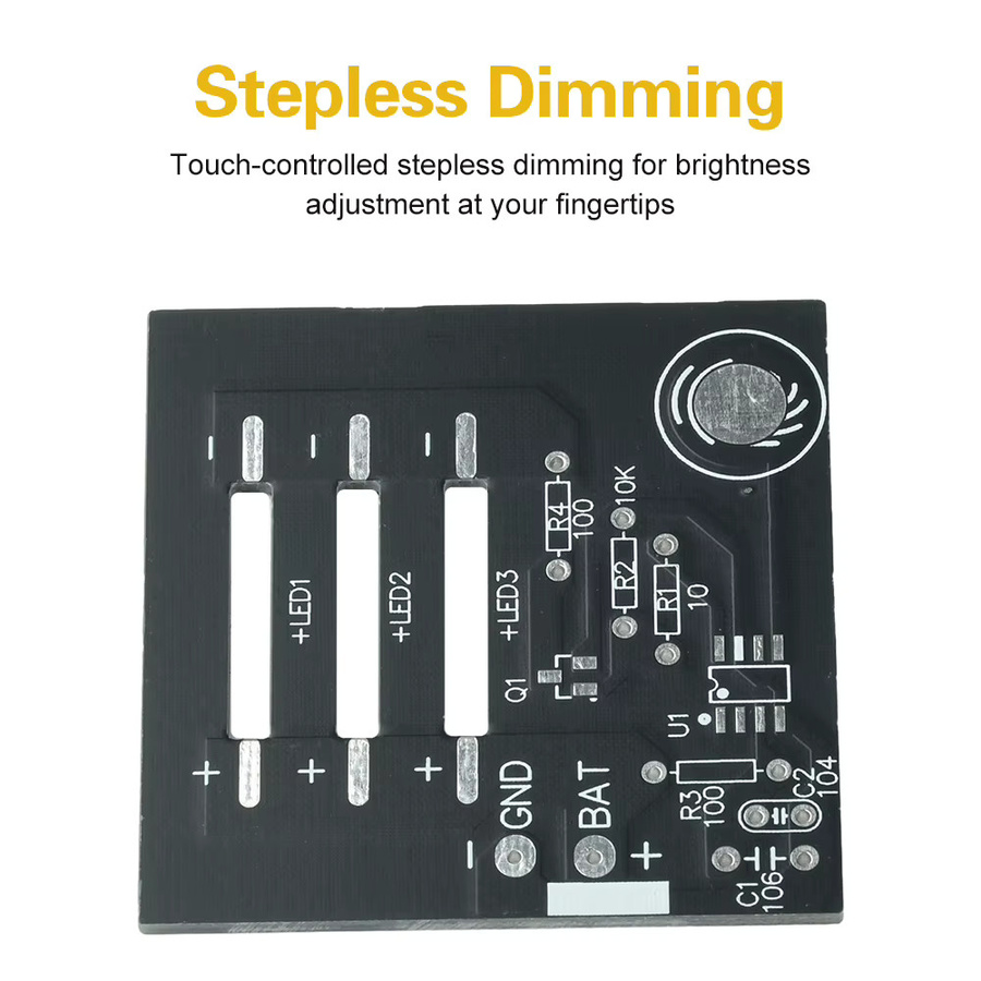 diymore Touch Stufenloses Dimmen Elektronisches DIY Engineering Kit für Elektronik-Lötfähigkeiten und Hobbyisten - Bild 3