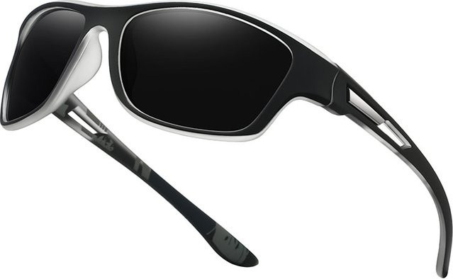 WSZ Sonnenbrille, Unisex, Vollrand, rectangular, Kunststoff, black - Bild 1