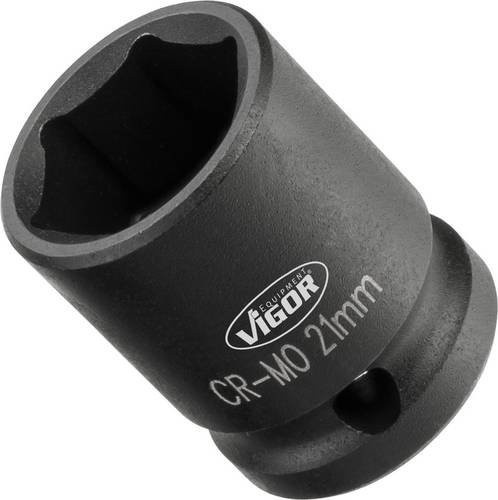 Vigour Außen-Sechskant Kraft-Steckschlüsseleinsatz V5550S-13 in Schwarz, 13mm, 1/2 Zoll (12.5 mm) - Bild 1