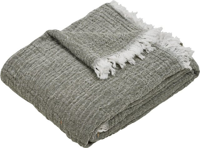 DONE Wohndecke Luma Muslin Sommerdecke Grau - Bild 1