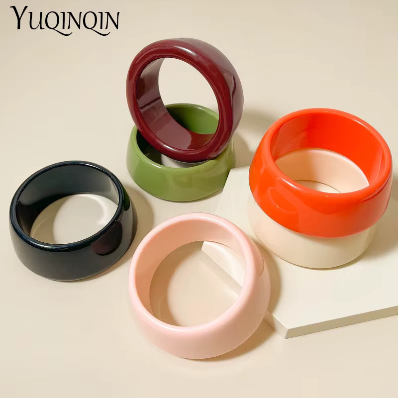 YUQINQIN Armband, Acryl Harz, bunt, Damen - Bild 2