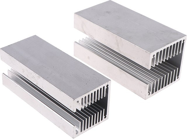 SAFENH U-Nut Hochleistungs-Aluminium-Kühlkörper für Triode CPU und Leistungselektronik, Silber, B/T/H: 40 x 40 x 50 mm - Bild 1