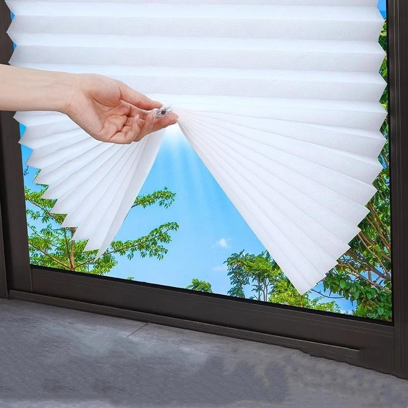 Schnurlose Wabenplissee-Faltenjalousie für Dachfenster Day-Night aus Polyester, Breite: 60 cm, Höhe: 150 cm - Bild 7