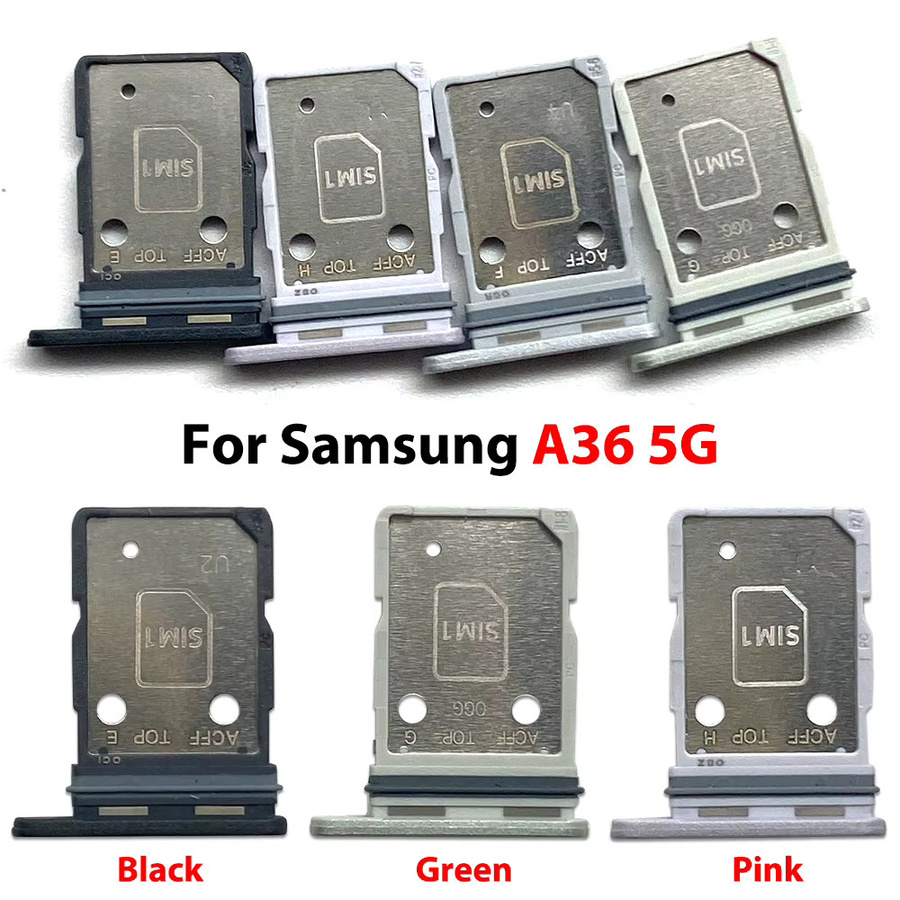 Dual-SIM-Kartenhalter für Samsung A17 4G, A26 5G und A36 5G als Micro-Nano-SIM Ersatzteil Schublade - Bild 2