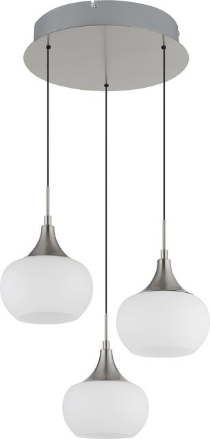 Hängeleuchte LUI von GLOBO Lighting in Grau und Nickel Matt mit höhenverstellbarer Aufhängung - Bild 1