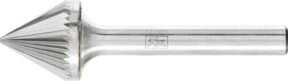 PFERD TOOLS Hartmetall Frässtift Kegelsenk KSJ 60 Grad Silber Ø 16 x 13 mm Schaft-Ø 6 mm Z5 universal fein - Bild 1