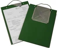 EICHNER Auftragstasche Edge für DIN A4, grün, 10 Stück, B: 23 cm, T: 0,5 cm, H: 33 cm - Bild 1