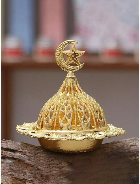 Chenxiaogang Räuchergefäß Star and Moon in Gold für Aromatherapie und Heimdeko - Bild 1