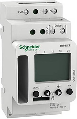 Schneider Electric Smart Hutschienen-Zeitschaltuhr in Weiß - Bild 1