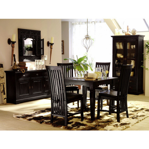 SIT Sideboard SAMBA aus Akazienholz in Schwarz - Bild 3