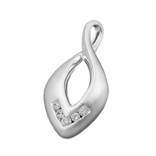 Colfem Anhänger, 925 Silber, Zirkonia, matt, Unisex - Bild 1