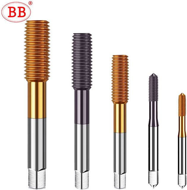 BB Fluteless Tap Thread Forming Extruded HSS TiN Coated M35 Co5 CNC-Werkzeug für Aluminium, Metall und Stahl in Gold - Bild 1