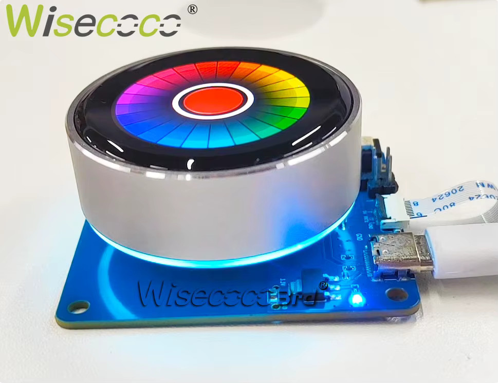 Wisecoco 1,43 Zoll AMOLED Display mit Knopf und UART TTL Serial Port LCD Modul, 466x466 hochauflösend, für deine 2. Entwicklung - Bild 2