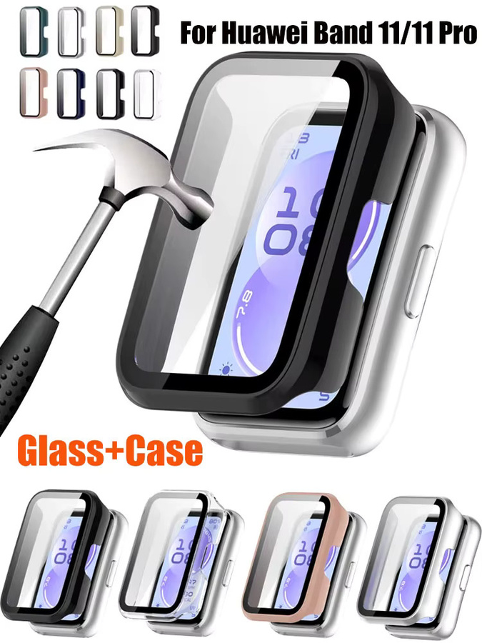 Huawei Schutzhülle und Glas für Huawei Band 11, Kunststoff, transparent - Bild 5